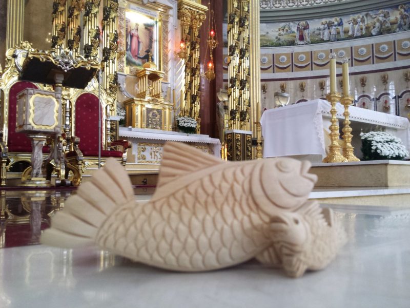 Gdyńska Rybka w Sanktuarium Maryjnym w Licheniu.