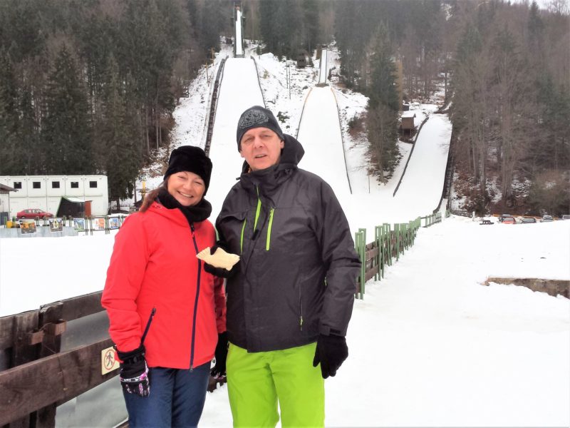 Czechy - Marek i Ania w Harrachovie