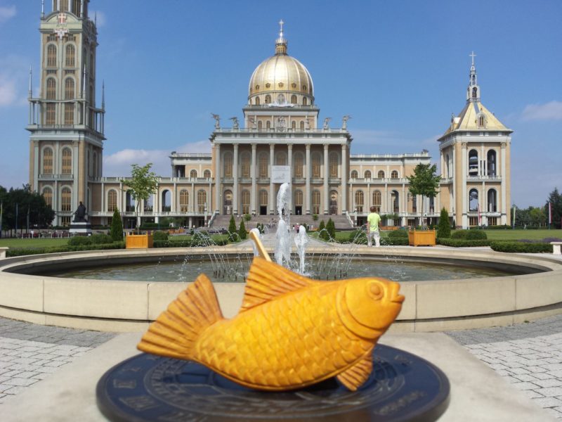 Gdyńska Rybka w Sanktuarium Maryjnym w Licheniu.
